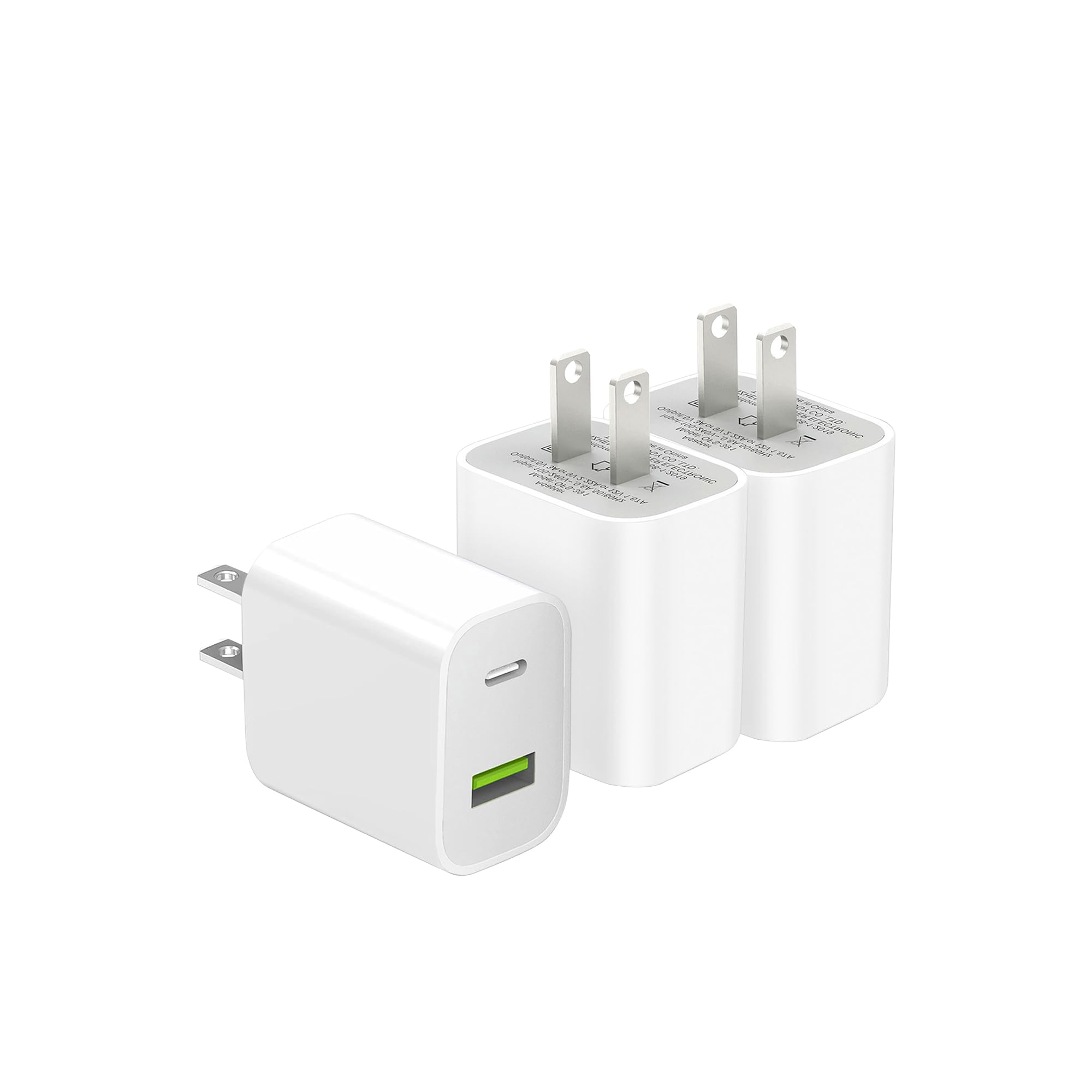 2 Pack USB C Charger Block