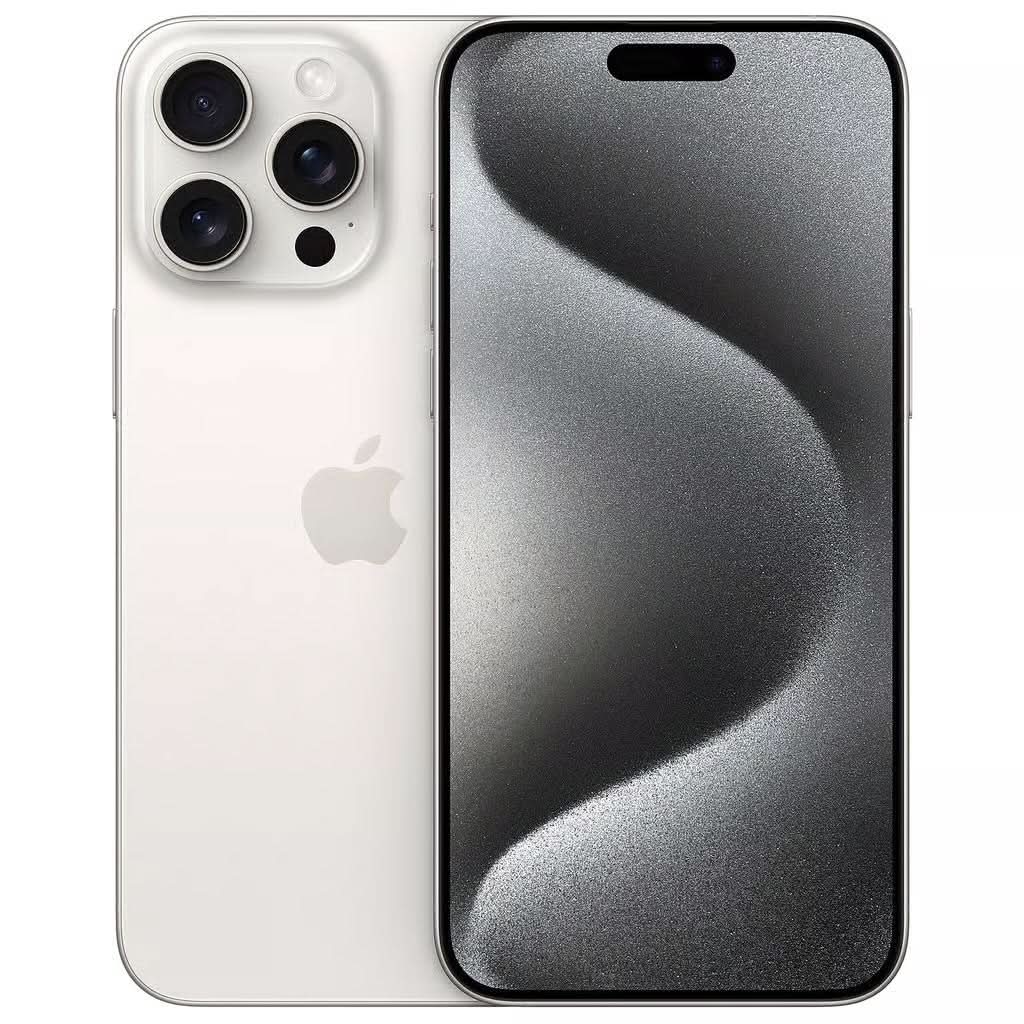 Apple iPhone 15 Pro Max - 256GB / White Titanium / Unlocked
