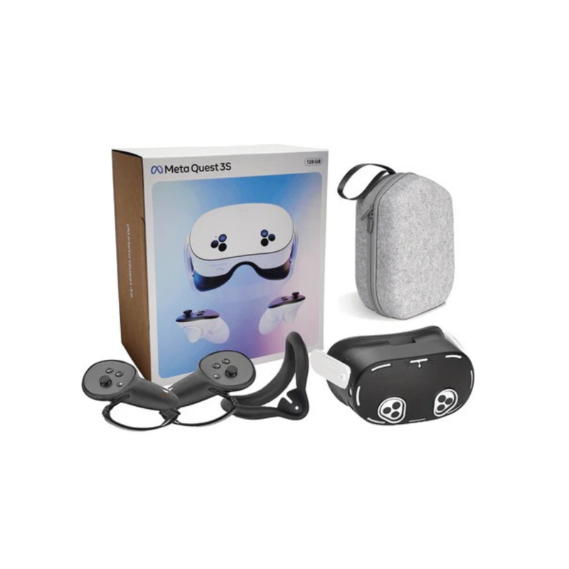 Quest 3S All-In-One VR Headset Essential Holiday Bundle